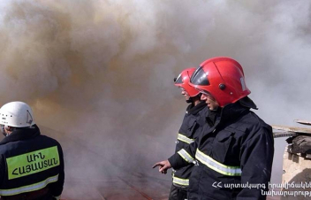 Նոյակերտ գյուղում այրվել է տան տանիքը՝ մոտ 200 քմ