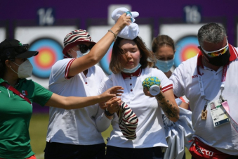 Ռուս նետաձիգը կորցրել է գիտակցությունը Օլիմպիական խաղերի ժամանակ