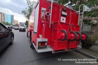 Հրդեհ է բռնկվել Կորյուն փողոցում գտնվող հնդկական ռեստորանում․ ՀՀ ԱԻՆ