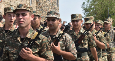 Նորակոչիկների երդման հանդիսավոր արարողություն Խոր Վիրապ վանական համալիրում