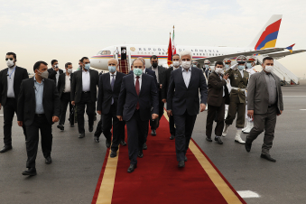 Նիկոլ Փաշինյանը Թեհրանում հանդիպել է Իրանի Իսլամական Հանրապետության նորընտիր նախագահ Էբրահիմ Ռայիսիին. տեսանյութ