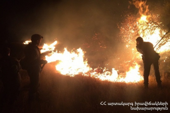 Մոտ 80 հա խոտածածկույթ է այրվել