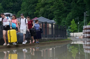 Սոչիի բնակիչներին նախազգուշացրել են ջրհեղեղի պատճառով հնարավոր տարհանման մասին