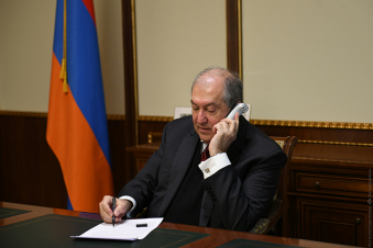 Արմեն Սարգսյանը շնորհավորել է Կորեայի նախագահ Մուն Ջե Ինին