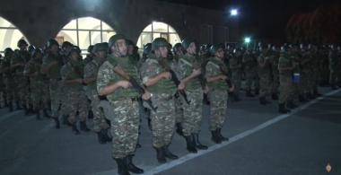 Սահմանապահ-ոստիկանները մեկնեցին դիրքեր՝ փոխարինելու գործընկերներին