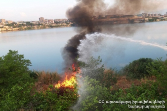 Երևանում և մարզերում հրշեջ-փրկարարները մարել են ընդհանուր 48․7 հա տարածքում բռնկված հրդեհները