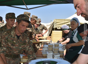 Ստուգվել են պահեստազորայինների սննդի կազմակերպման պայմանները․ ՊՆ