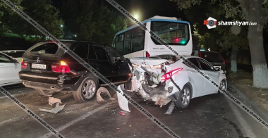 Շղթայական ավտովթար՝ Երևանում. կան վիրավորներ