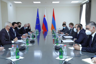 Տեղի է ունեցել Հայաստանի և Սլովակիայի ԱԳ նախարարների ընդլայնված կազմով հանդիպումը