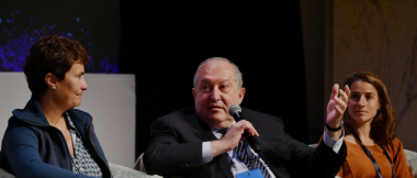 «Մտքերի գագաթնաժողով»-ում Արմեն Սարգսյանը խոսել է 44-օրյա պատերազմի և հայկական բանակի զինվորների խիզախության մասին