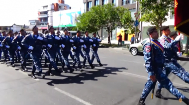 ՀՀ ոստիկանության զորքերի նվագախմբի քայլերթը՝ անկախության օրվա առթիվ (տեսանյութ)