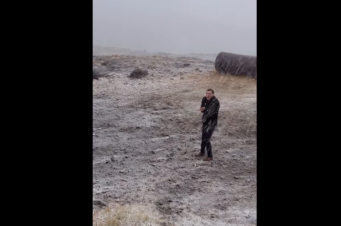 Արագածում տեղացել է առաջին ձյունը. Գագիկ Սուրենյան (տեսանյութ)