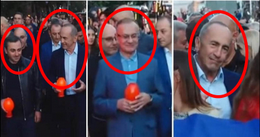 ArmeniaNews. Քոչարյանի ու Սեյրան Օհանյանի ցինիկ ժպիտով երթը