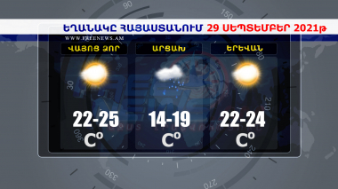 Եղանակի տեսություն 28.09.2021