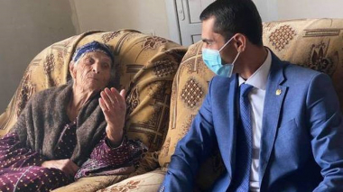 Գեղարքունիքի մարզպետ Կարեն Սարգսյանն այցելել է 103-ամյա Թագուհի Իսպիրյանին