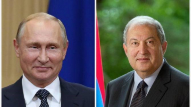 ՀՀ նախագահը ծննդյան տարեդարձի առթիվ շնորհավորական ուղերձ է հղել Վլադիմիր Պուտինին