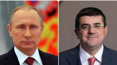 Արցախի նախագահը ծննդյան օրվա առթիվ շնորհավորել է Վլադիմիր Պուտինին