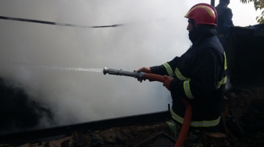 Սառնաղբյուր գյուղում անասնակեր է այրվել