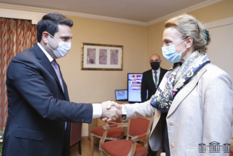 Ալեն Սիմոնյանը Մարիա Պեյչինովիչ-Բուրիչի հետ հանդիպմանը կարևորել է ԵԽ-ի աջակցությունը ժողովրդավարական բարեփոխումների գործընթացին