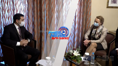 ԱԺ նախագահ Ալեն Սիմոնյանի հանդիպումը ԵԽ գլխավոր քարտուղար Մարիա Պեյչինովիչ-Բուրիչի հետ