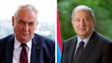 Արմեն Սարգսյանն ազգային տոնի առթիվ շնորհավորել է Չեխիայի նախագահին