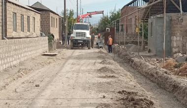 Մեկնարկել են Ոսկետափ համայնքի Մուսա լեռ փողոցի ասֆալտապատման աշխատանքները