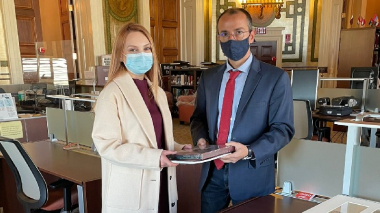 Լիլիթ Մակունցն այցելել է ԱՄՆ Կոնգրեսի գրադարան