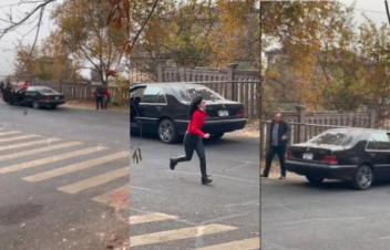 Փողոցում տղամարդը ծեծում է կնոջը, հարվածում ոտքով. ոստիկանությունն ուսումնասիրում է համացանցում հայտնված տեսանյութը