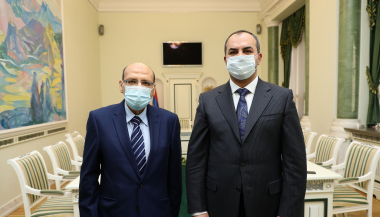 Արթուր Դավթյանն ընդունել է ՀՀ-ում Եգիպտոսի Արաբական Հանրապետության արտակարգ և լիազոր դեսպանին