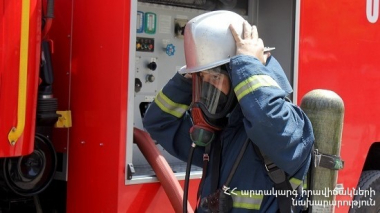 Ծաղկաբեր գյուղի բնակելի տներից մեկում հրդեհ է բռնկվել