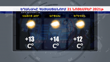 Եղանակի տեսություն 21.11.2021