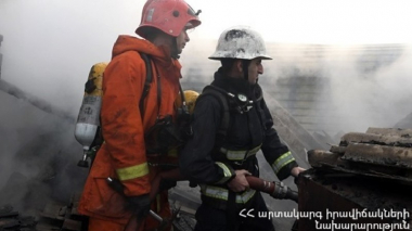 Լոռու մարզում այրվել է վագոն տնակ