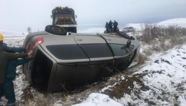 Արագածոտնի մարզում մեքենան ընկել է ձորը․ տուժածը հոսպիտալացվել է