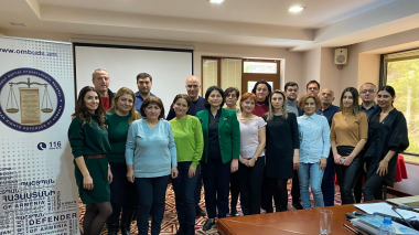 Մարդու իրավունքների պաշտպանը կազմակերպել է «Հոգեբուժական հիվանդանոցային բժշկական օգնության և սպասարկման հիմնախնդիրները» խորագրով դասընթացներ և քննարկումներ