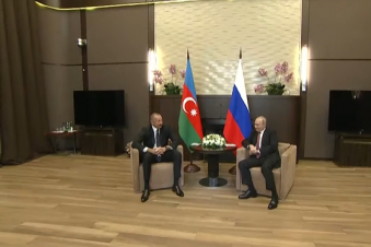 Պուտինն Ալիևի հետ հանդիպմանն անդրադարձել է ԼՂ հարցին, սահմանային միջադեպերին