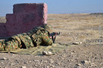 Անցկացվել է կրակային պատրաստության պարապմունք