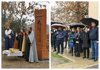 Կայացել է Գրիգոր Վիլեն Շատվորյանի հիշատակին նվիրված խաչքարի օծման արարողությունը. լուսանկարներ