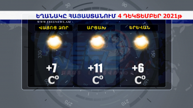 Եղանակի տեսություն 04.12.2021