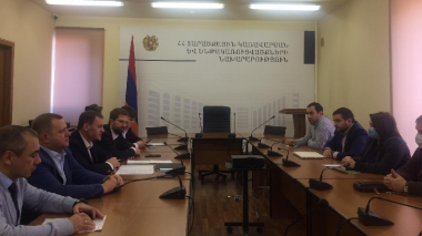 ՏԿԵ փոխնանախարարն ընդունել է «РОСДОРНИИ» գիտահետազոտական ինստիտուտի գլխավոր տնօրեն Ստանիսլավ Նաբոկոյի գլխավորած պատվիրակությանը