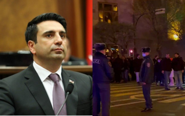 ԱԺ-ում ընթանում է Ալեն Սիմոնյանի եւ գերիների ու անհետ կորած համարվող զինծառայողների հարազատների հանդիպումը