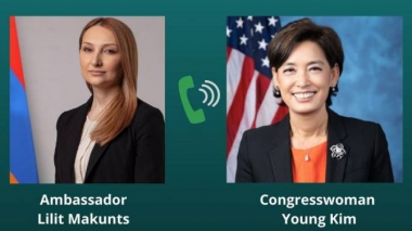 ԱՄՆ-ում ՀՀ դեսպան Լիլիթ Մակունցը և կոնգրեսական Յանգ Քիմը քննարկել են ԼՂ 44- օրյա պատերազմից հետո ստեղծված իրավիճակը