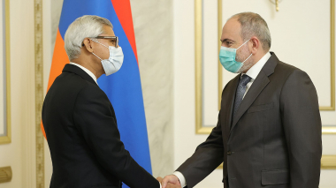 Վարչապետ Նիկոլ Փաշինյանն ընդունել է Կարմիր Խաչի միջազգային ֆեդերացիայի գլխավոր քարտուղար Ջագանաթ Չափագայինին