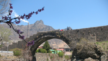 Սանահինի կամրջի կամարներն ու պատերը մաքրվել են խոտածածկույթից