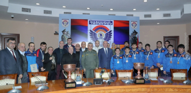 ՀՀ ՊՆ վարչական համալիրում հյուրընկալվել են մարզիկ-զինծառայողները