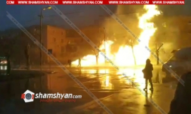 Երևանում քիչ առաջ ավտոմեքենայի՝ գազատարին բախումից բռնկված հրդեհը մարվել է. հայտնաբերվել է մոխրացած դի