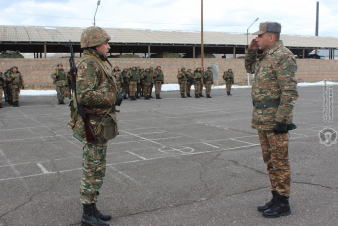 Իրականացվել է մարտական հերթապահության հերթափոխ