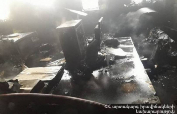 «Տելեկոմ Արմենիա» ՓԲԸ-Ի տարածքում բռնկված հրդեհը մարվել է
