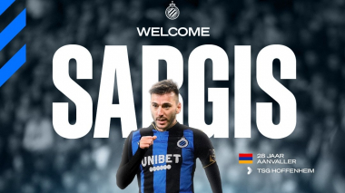 Սարգիս Ադամյանը տեղափոխվեց բելգիական «Բրյուգե»