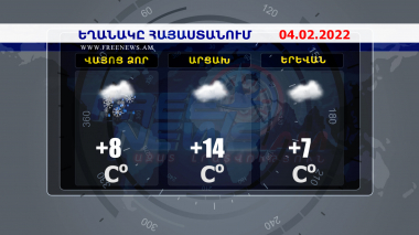 Եղանակի տեսություն. 04.02.2022