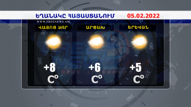 Եղանակի տեսություն. 05.02.2022
